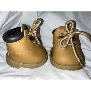 Build A Bear Workshop Timberland Brown Work Boots Plush Accessory Teddy Shoes